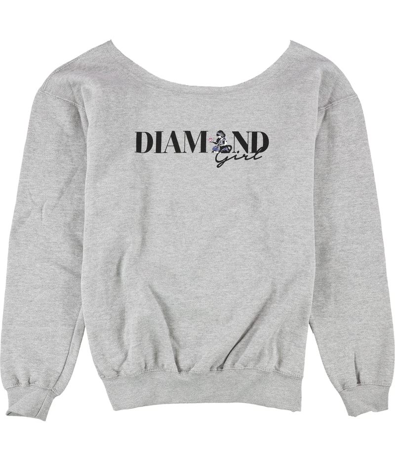 Elevenparis Womens Diamond Girl Sweatshirt