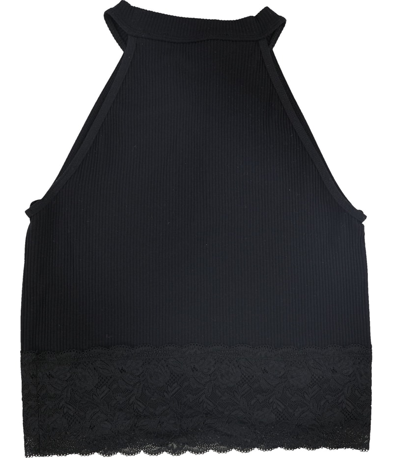 GUESS Womens Embellished Lace Trim Tank Top