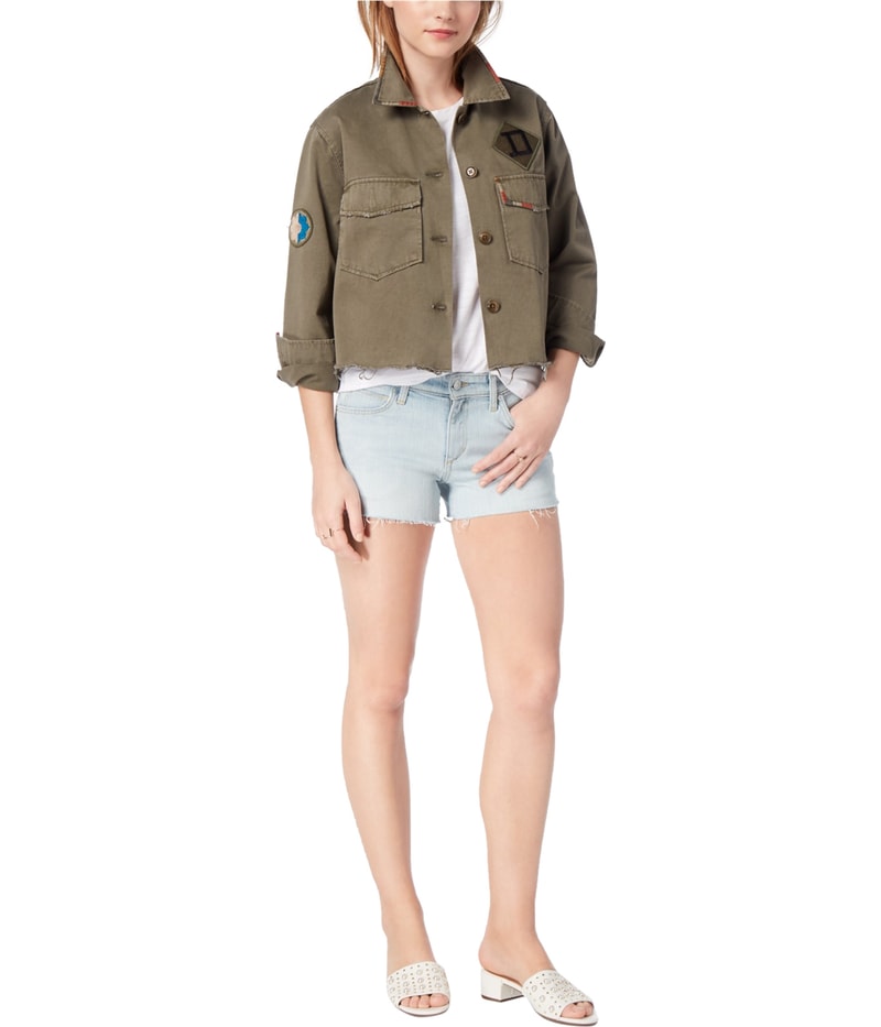 Joe’s Jeans Womens Military Shirt Jacket