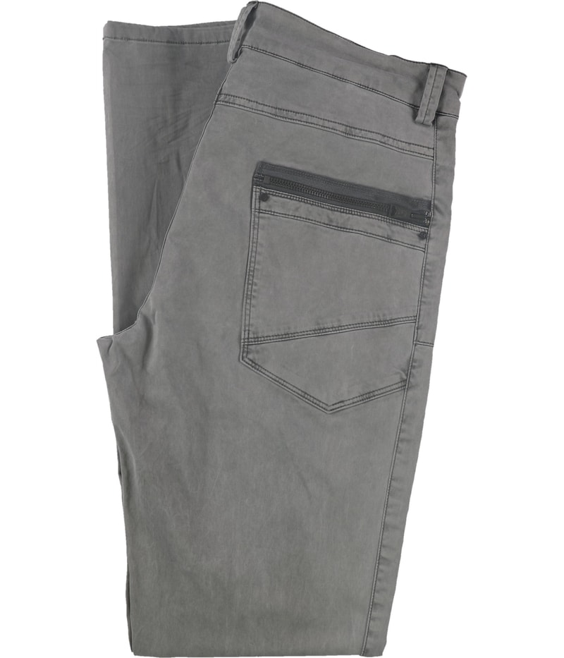 Rogue State Mens Zipper Pockets Straight Leg Casual Pants