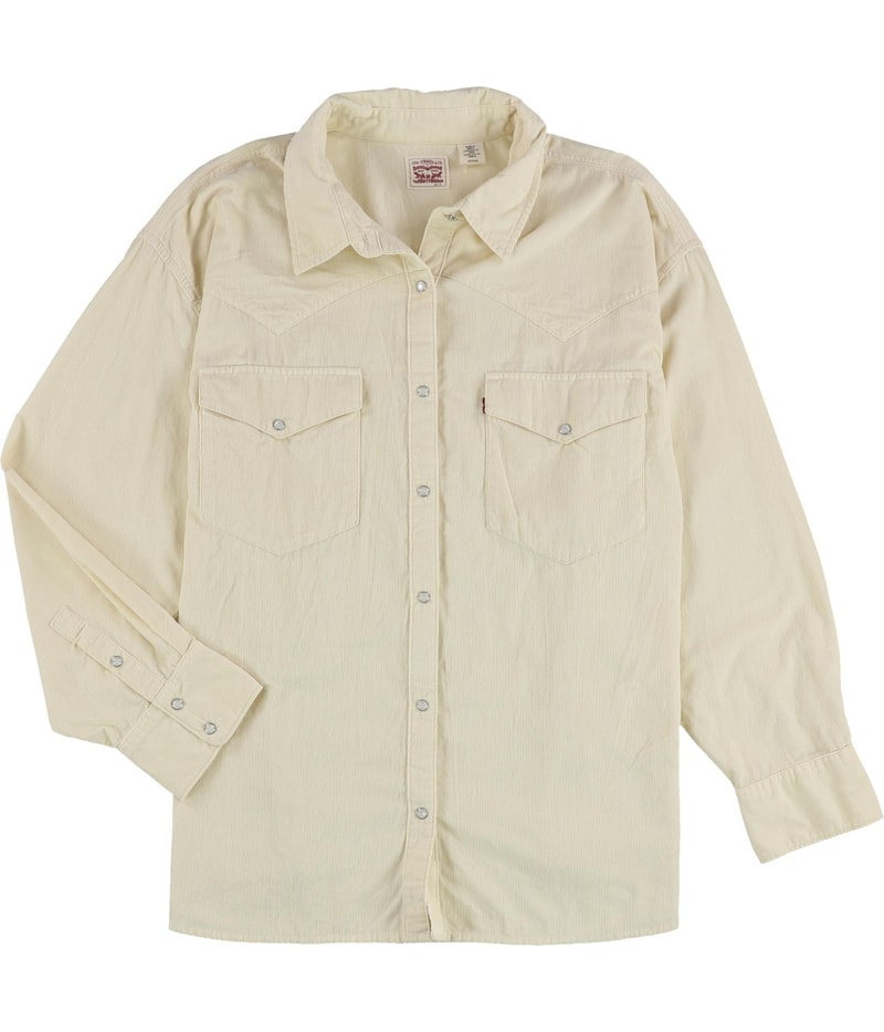 Levi’s Womens Pocket Corduroy Button Up Shirt