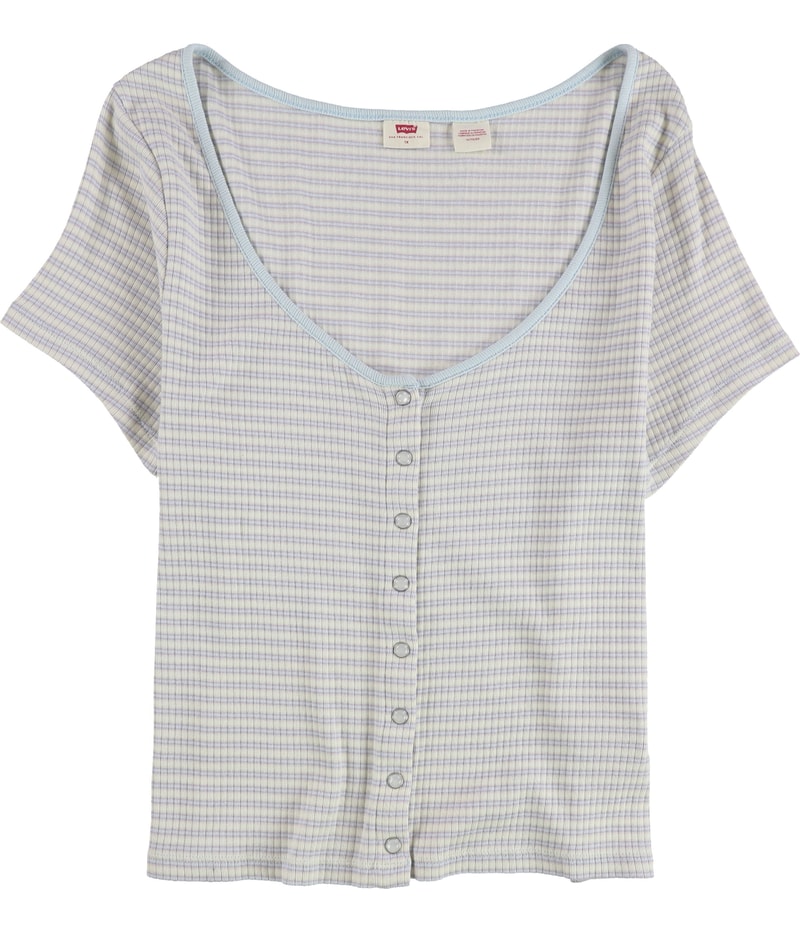 Levi’s Womens Snap Front Basic T-Shirt