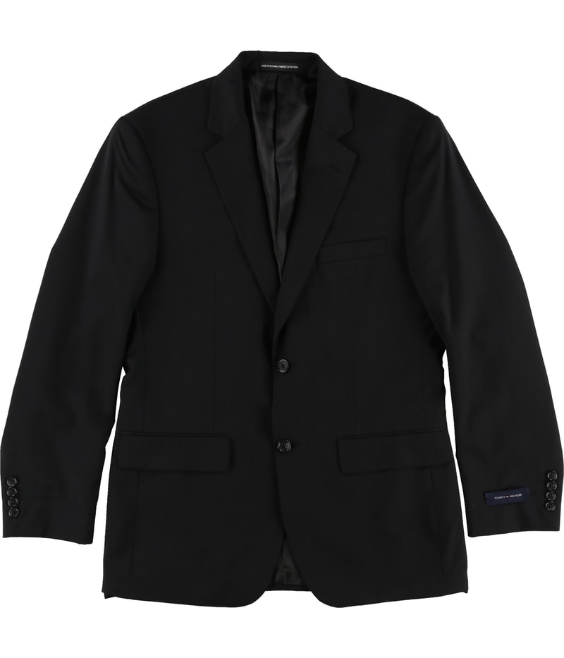 Tommy Hilfiger Mens Classic Two Button Blazer Jacket