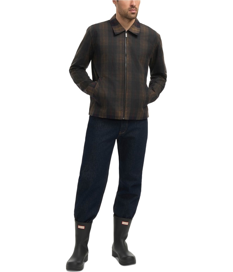 HUNTER Mens Foster Wax Trucker Jacket