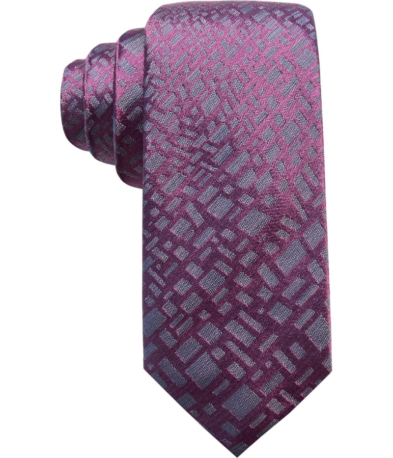 Alfani Mens Abstract Panel Self-tied Necktie
