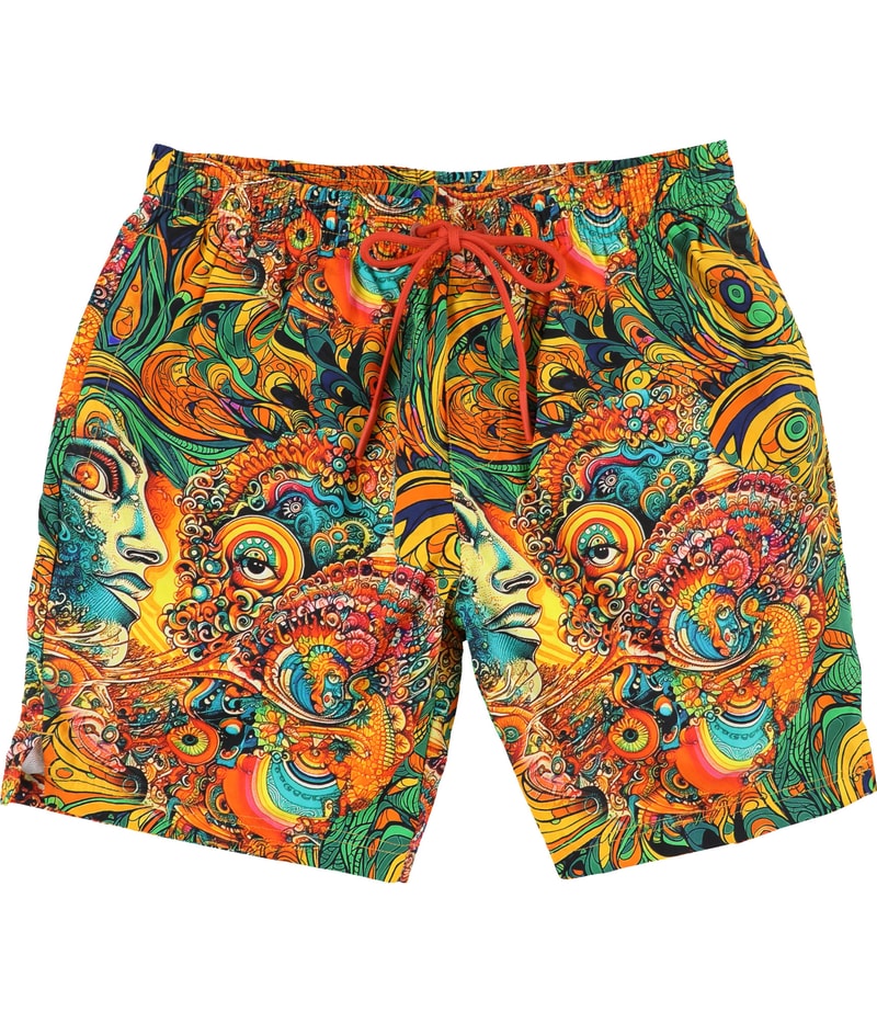 AGtawh Mens Printed Swim Bottom Trunks