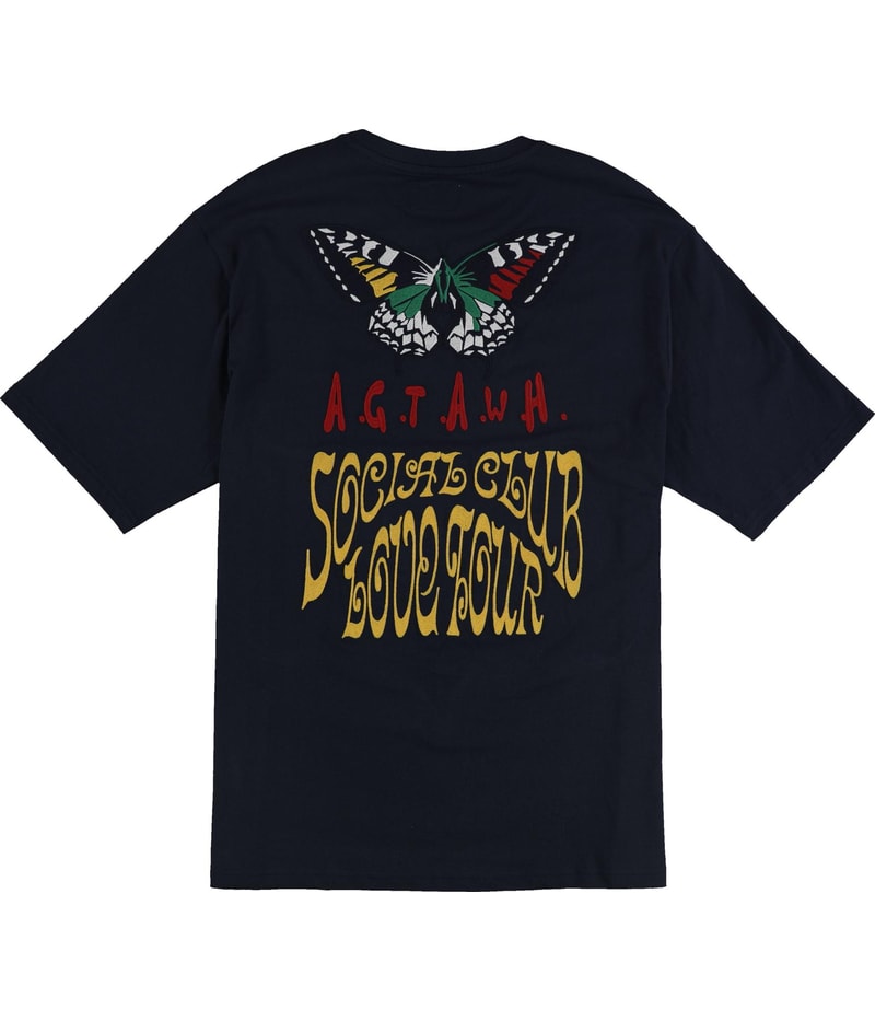 AGtawh Mens Butterfly Graphic T-Shirt