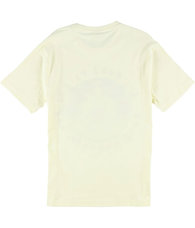 AGtawh Mens Embroidered Graphic T-Shirt in Ivory, view 2