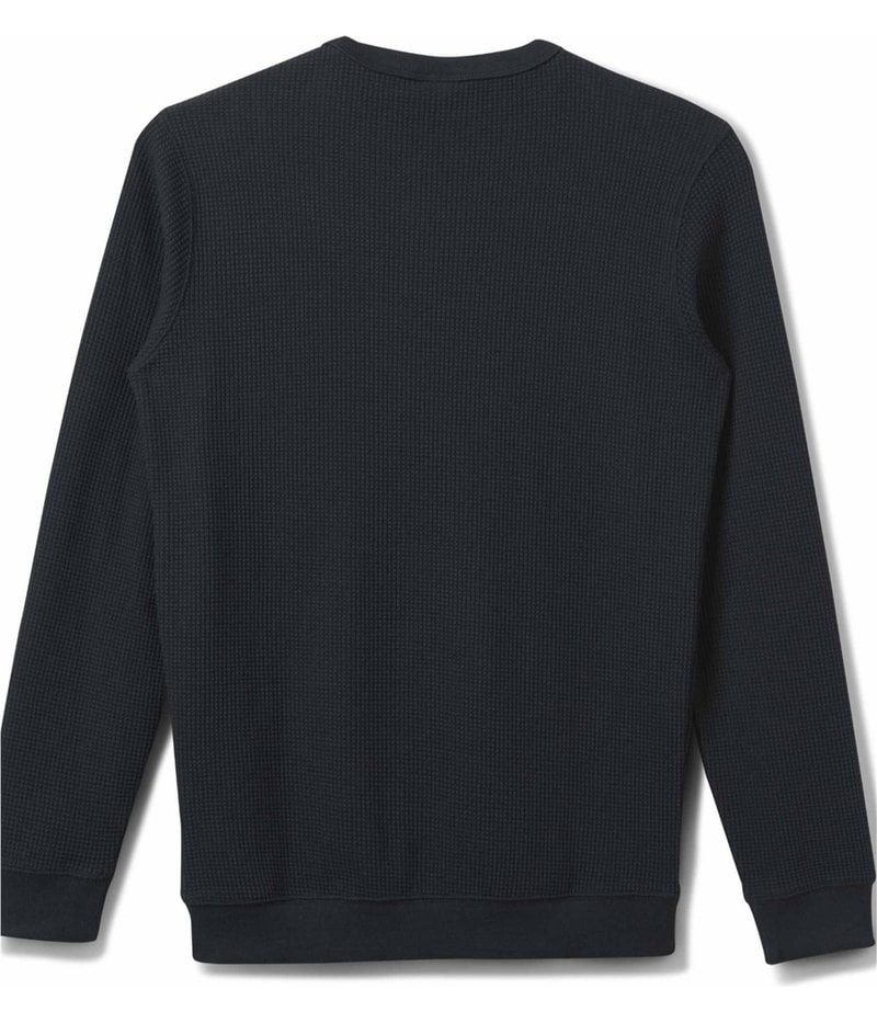 Quiksilver Mens Flanders Waffle Crew Thermal Sweater, view 5