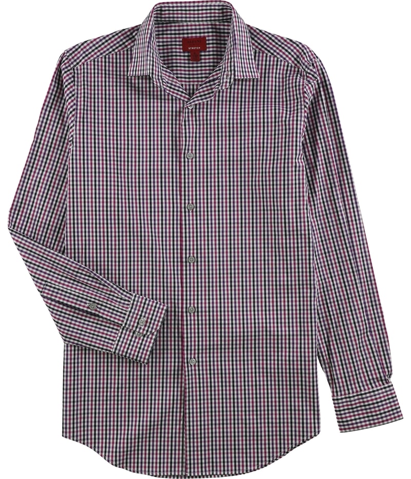 Alfani Mens Stretch Button Down Dress Shirt
