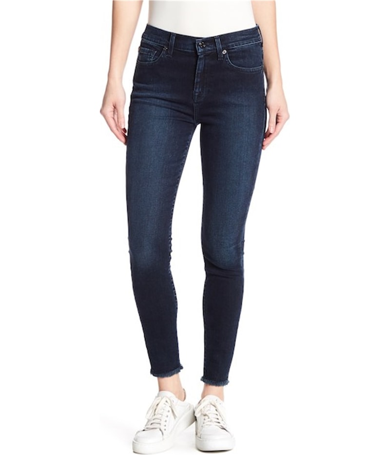 7 For All ManKind Womens Casual Tapered Skinny Jeans