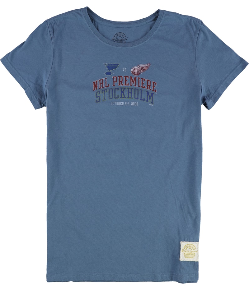 Retro Sport Womens Premiere Stockholm Graphic T-Shirt