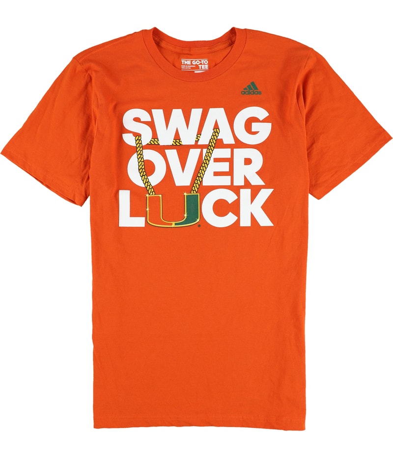 Adidas Mens Swag Over Luck Graphic T-Shirt