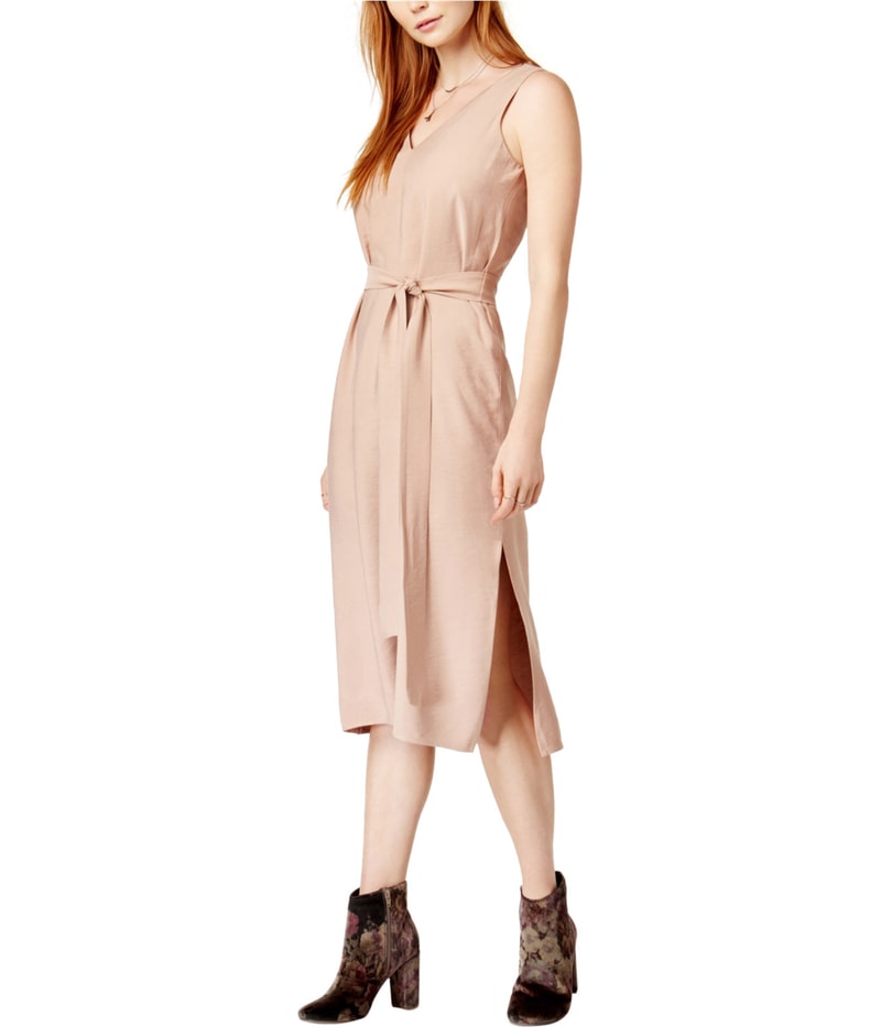 J.O.A. Womens Tie-Waist A-line Dress