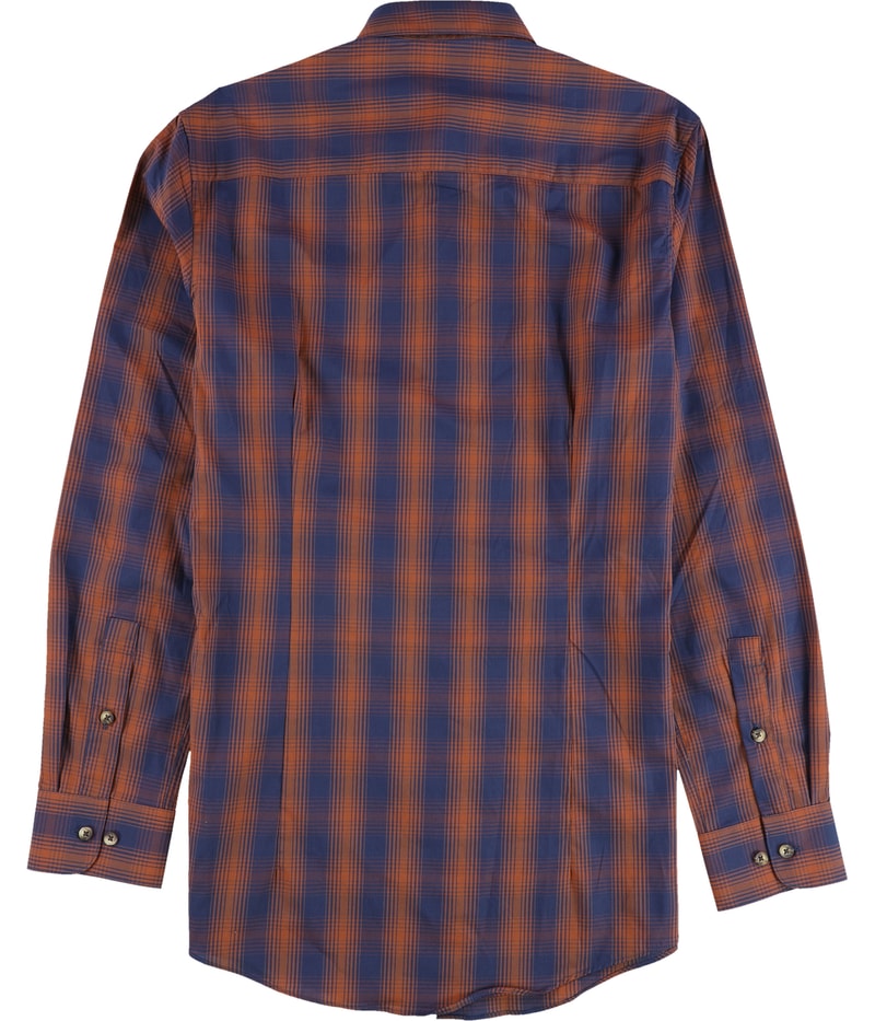 bar III Mens Ombre Button Down Dress Shirt