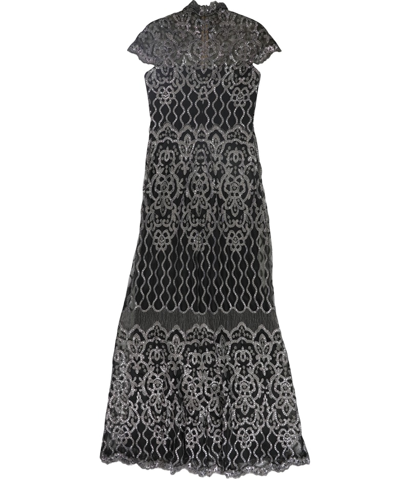 Tadashi Shoji Womens Sequin Gown Dress