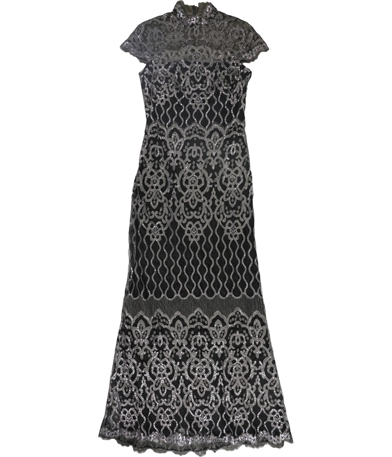Tadashi Shoji Womens Sequin Gown Dress