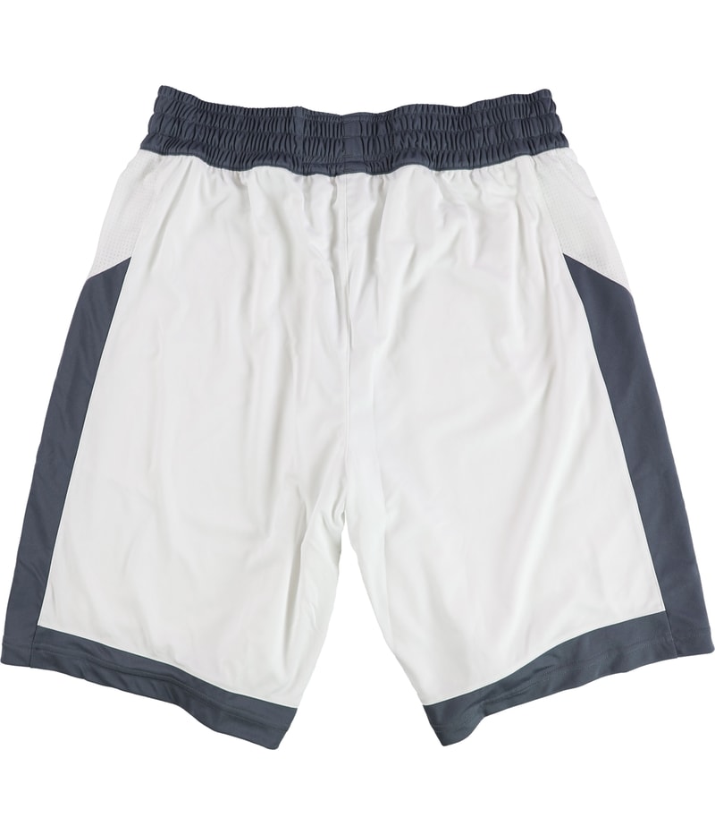 Adidas Mens 2-Tone Athletic Workout Shorts in White, image 2 of 2