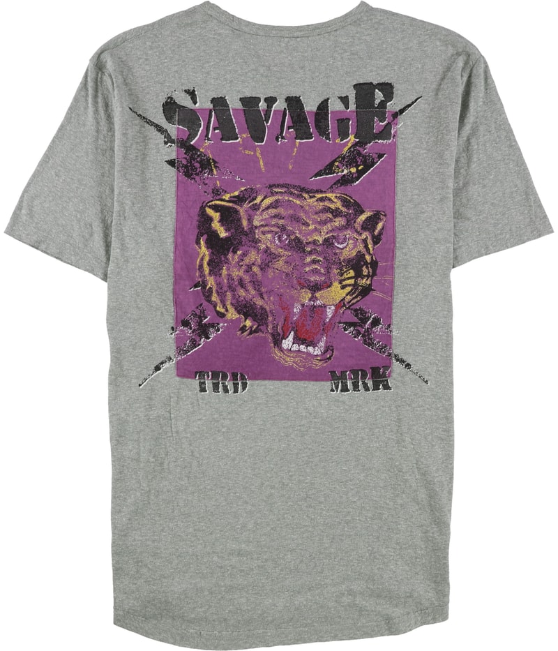Buffalo David Bitton Mens Savage Graphic T-Shirt, view 2