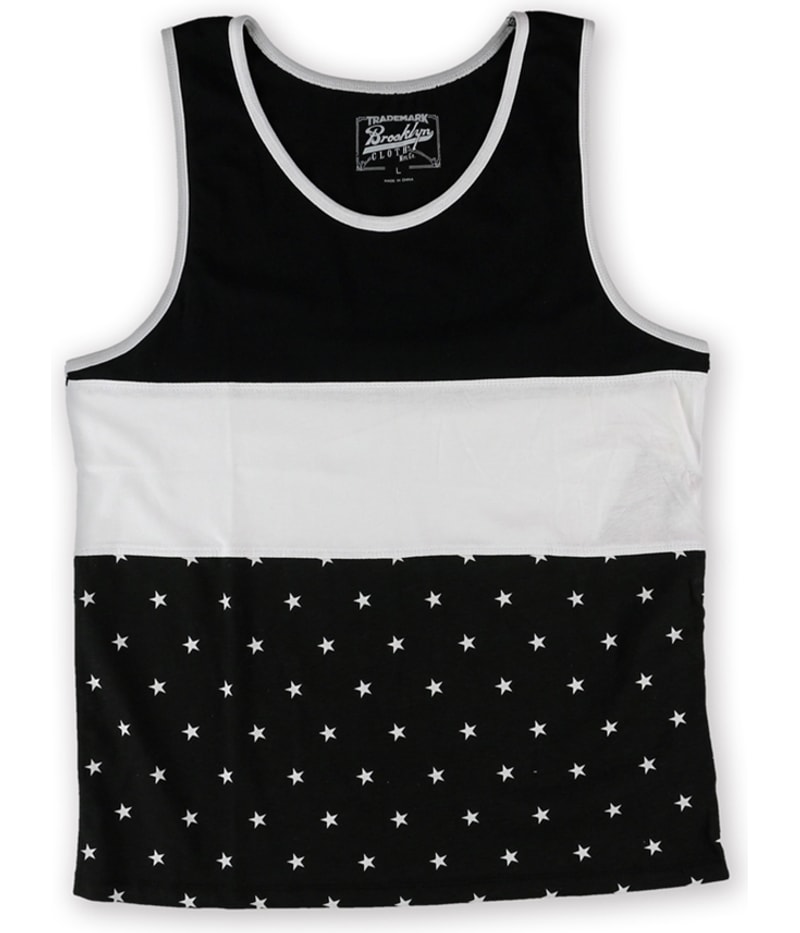 BKC Mens Pieced Flag Tank Top