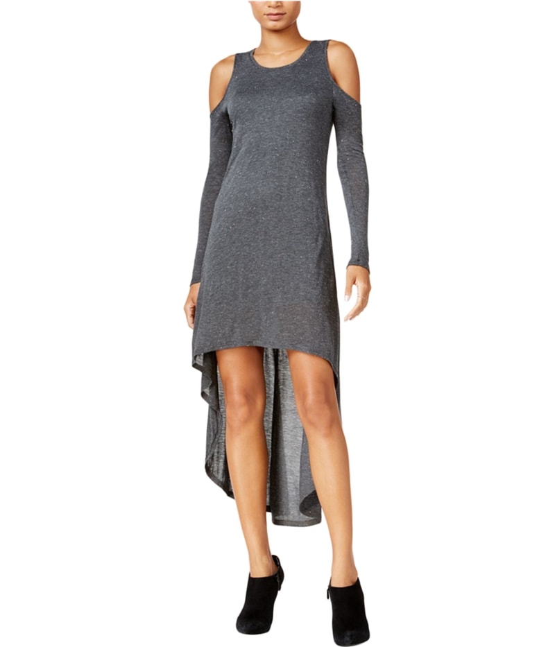 Chelsea Sky Womens Cold Shoulder A-line Dress