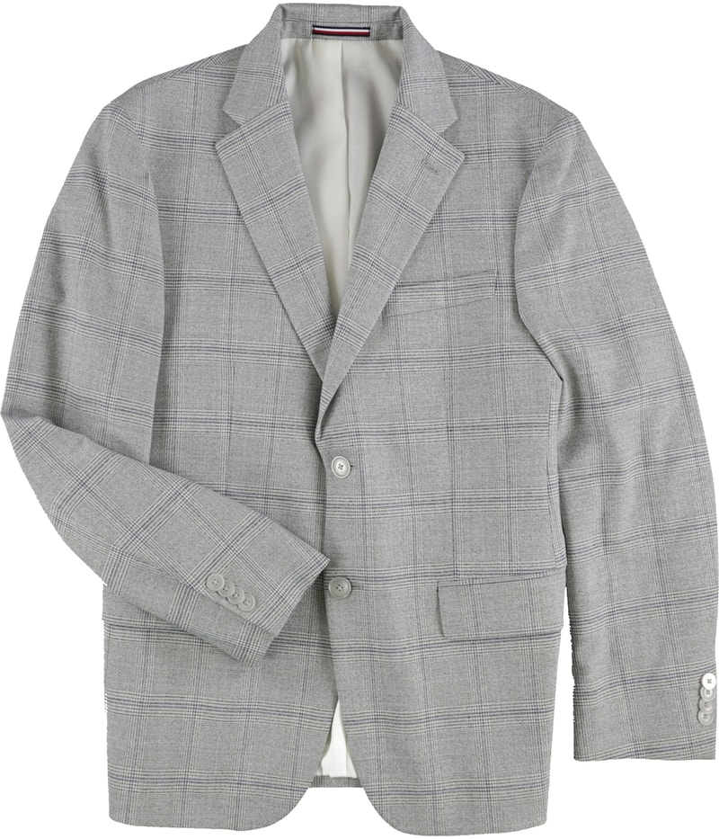 Tommy Hilfiger Mens Modern-Fit Glen Plaid Sport Coat