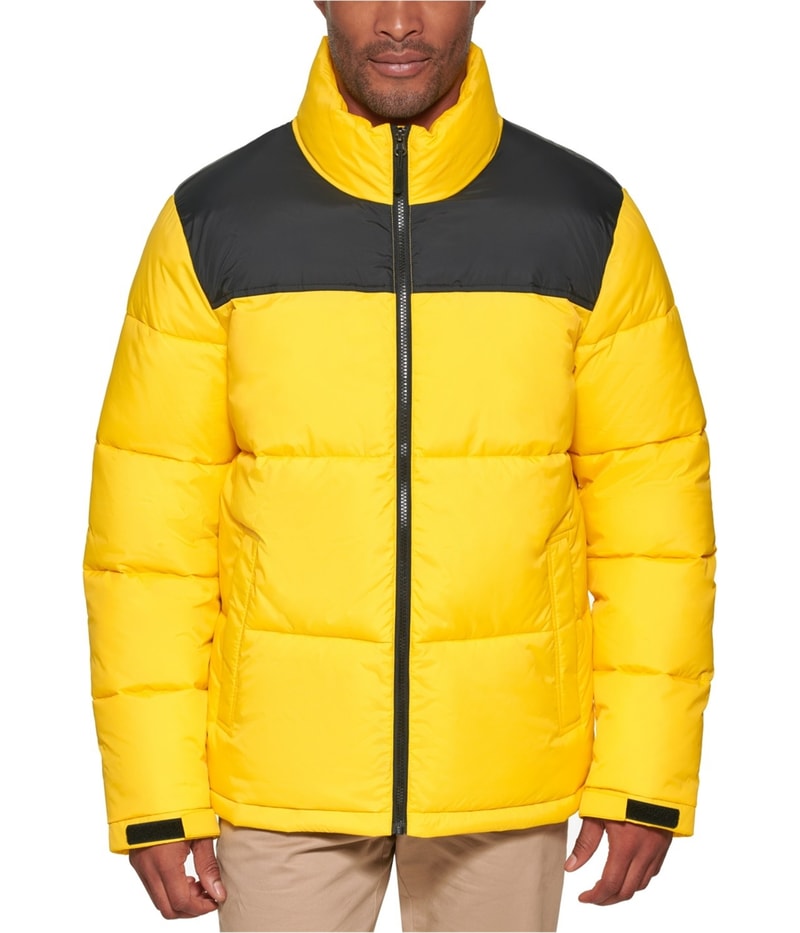 Club Room Mens Colorblocked Quilted Jacket