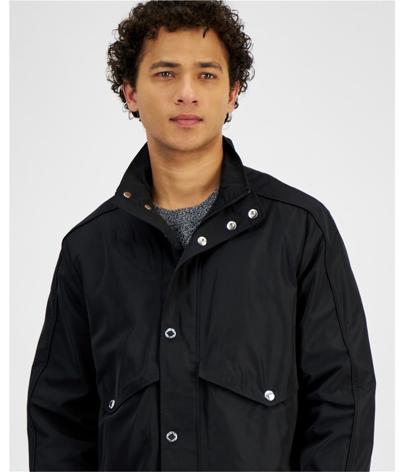 Michael Kors Mens Lightweight Water-Resistant Windbreaker Jacket