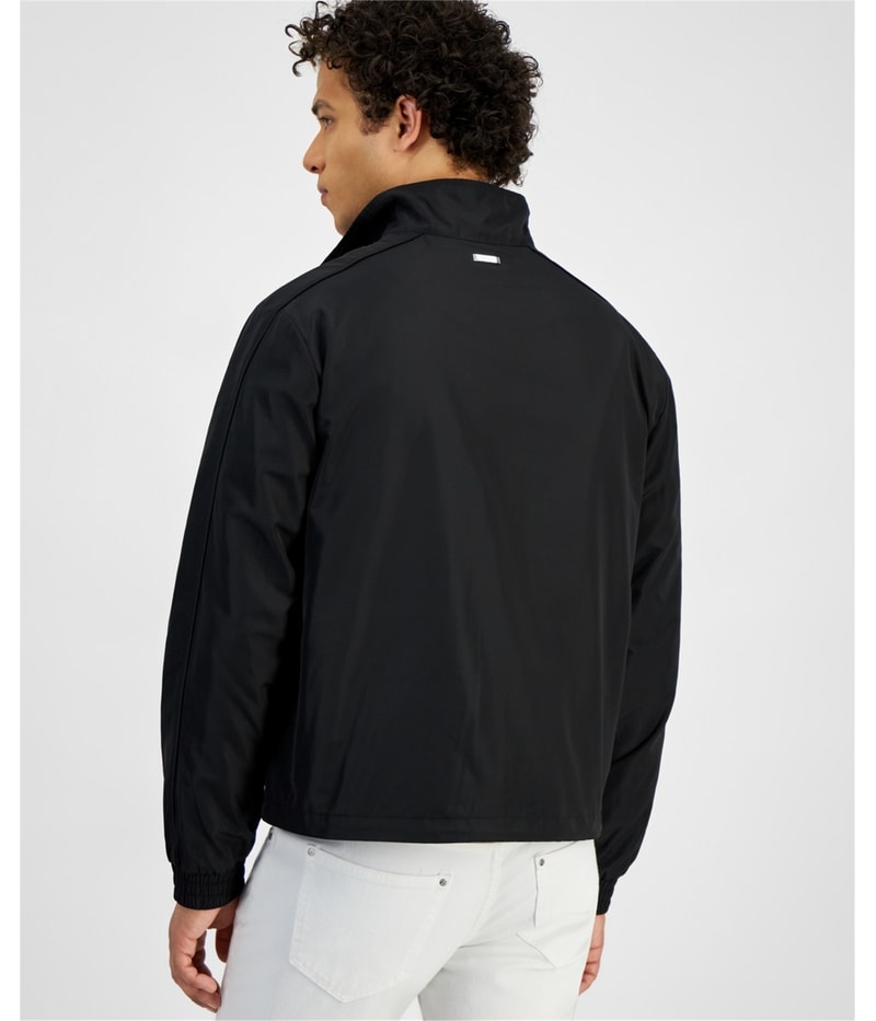 Michael Kors Mens Lightweight Water-Resistant Windbreaker Jacket