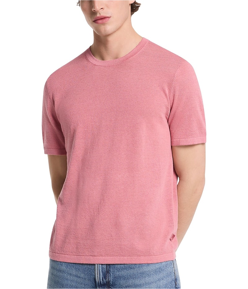 Michael Kors Mens Short Sleeve Crewneck Basic T-Shirt