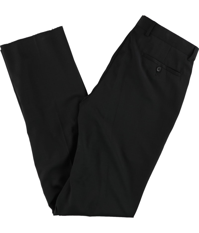 Andrew Marc Mens Fit Tapered Slim Slacks Dress Pants