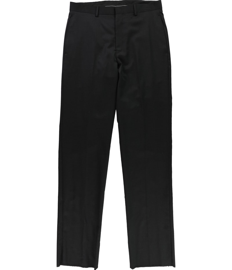 Andrew Marc Mens Fit Tapered Slim Slacks Dress Pants