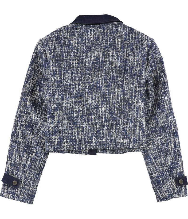 Calvin Klein Womens Woven Cropped Jacket