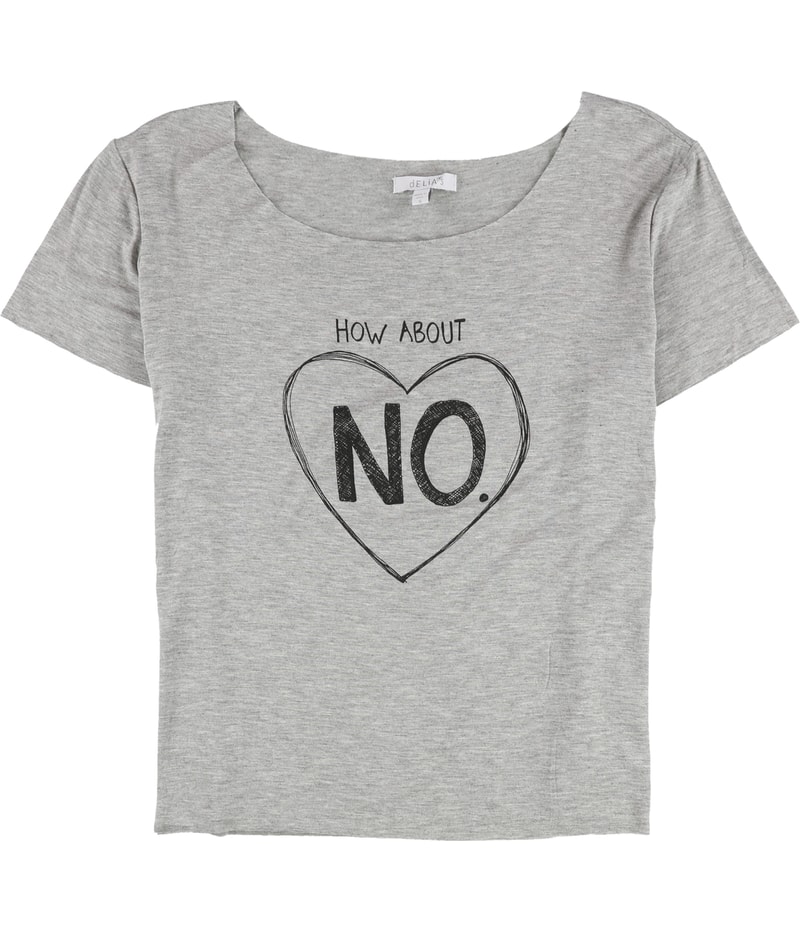 dELiA*s Womens How About No Graphic T-Shirt