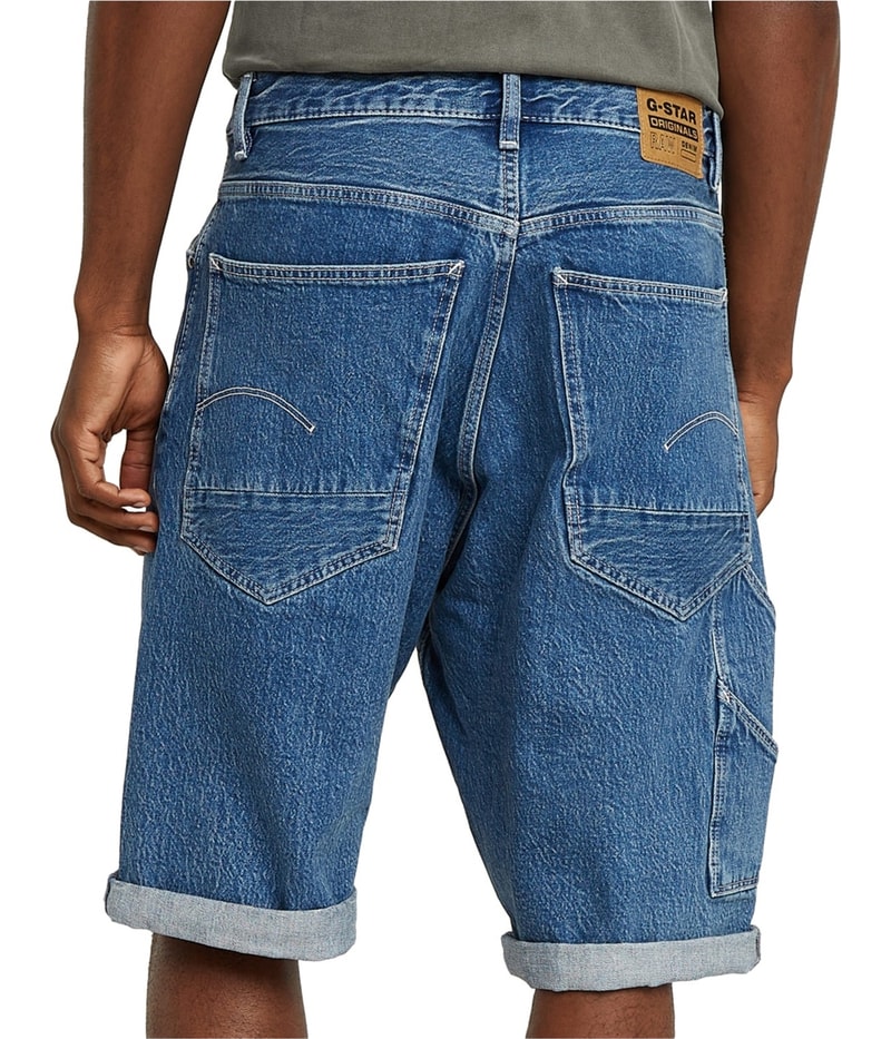 G-Star Raw Mens Loose-Fit Casual Denim Shorts