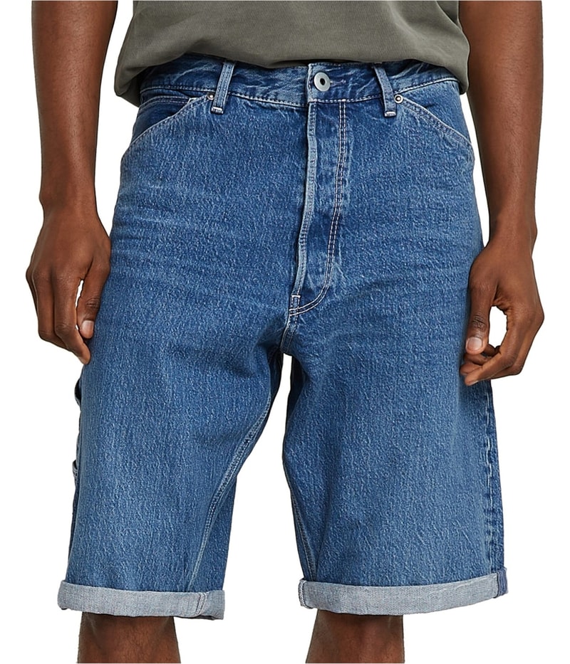 G-Star Raw Mens Loose-Fit Casual Denim Shorts