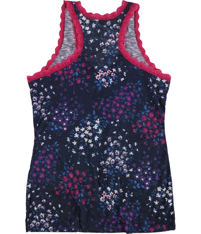 dELiA*s Womens Floral Print Racerback Tank Top