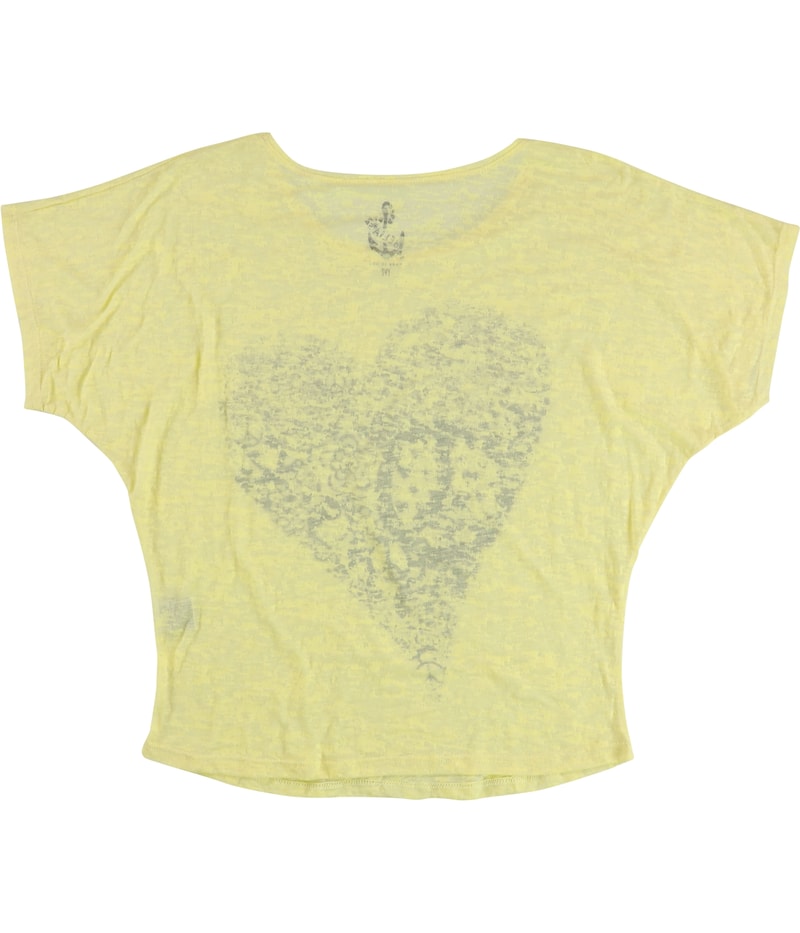 dELiA*s Womens Peace Heart Graphic T-Shirt, view 2