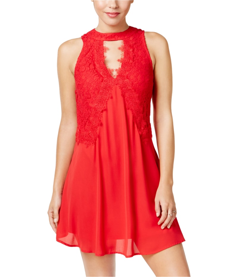 Disney Womens Chocker A-line Dress