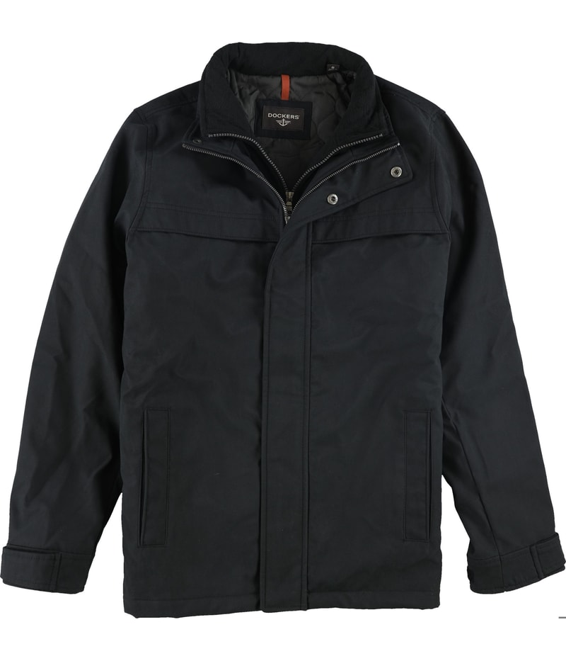 Dockers Mens Bonded Micro-Twill Jacket
