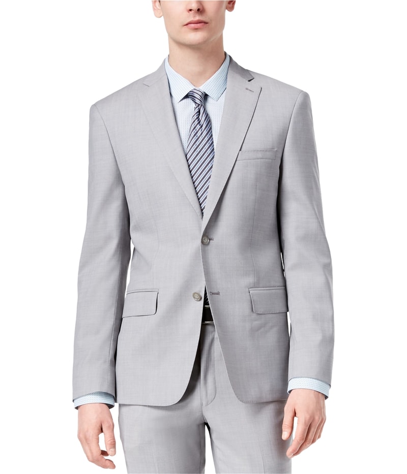 DKNY Mens Stretch Two Button Blazer Jacket