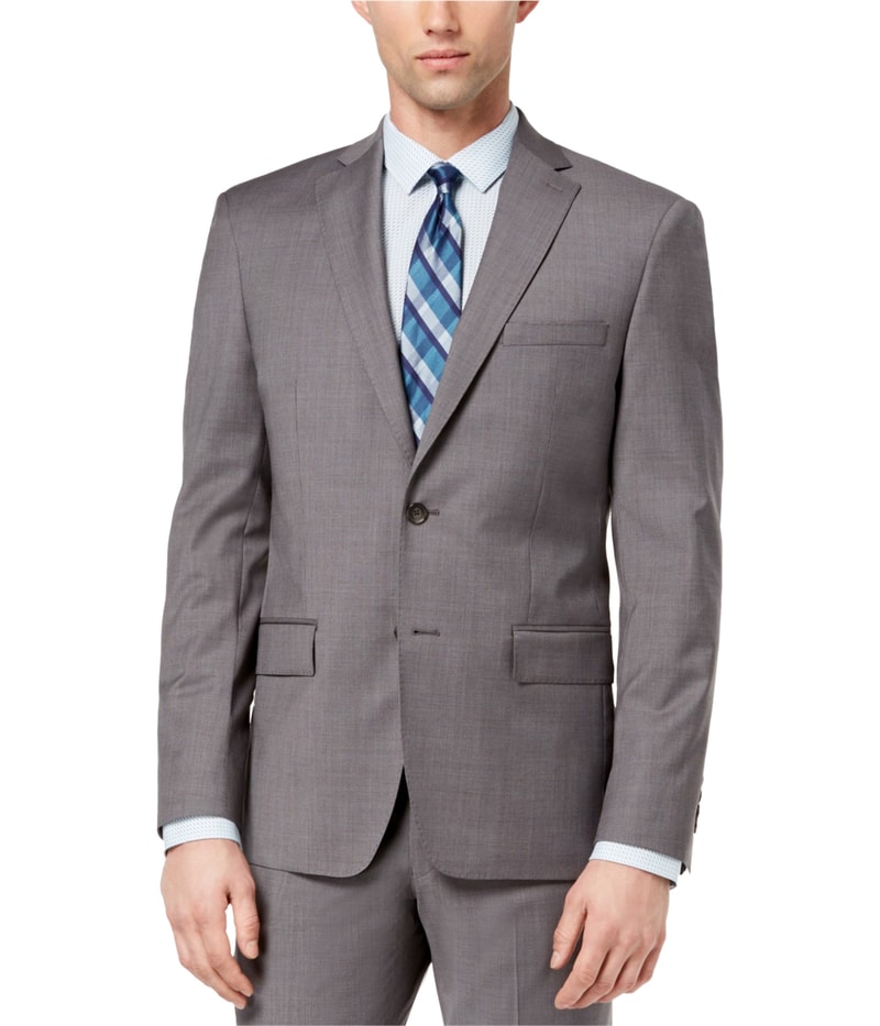 DKNY Mens Stretch Two Button Blazer Jacket