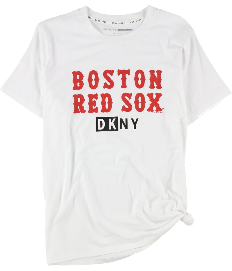 DKNY Womens Boston Red Sox Graphic T-Shirt