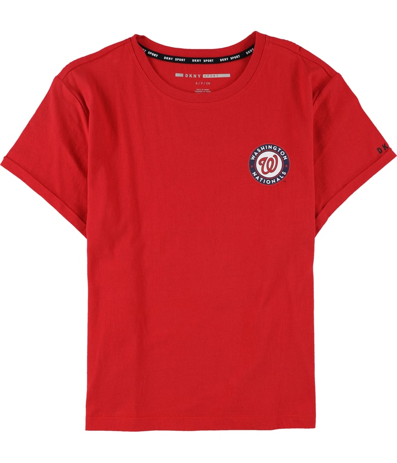 DKNY Womens Washington Nationals Graphic T-Shirt