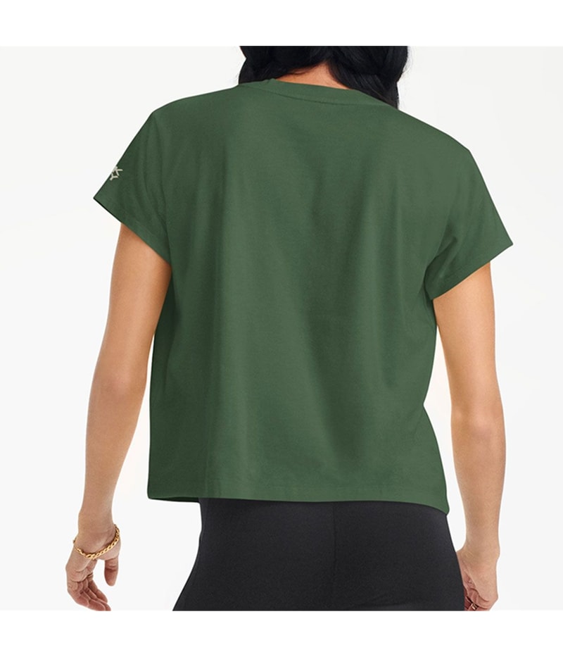 DKNY Womens Green Bay Packers Embellished T-Shirt