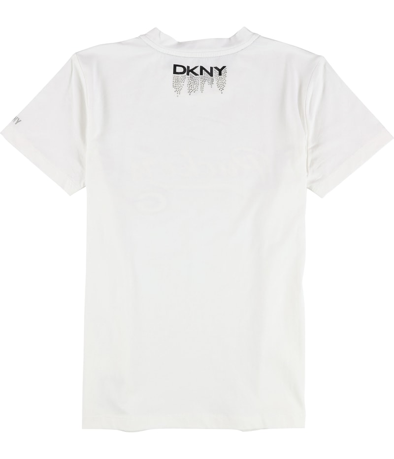 DKNY Womens Green Bay Packers Embellished T-Shirt