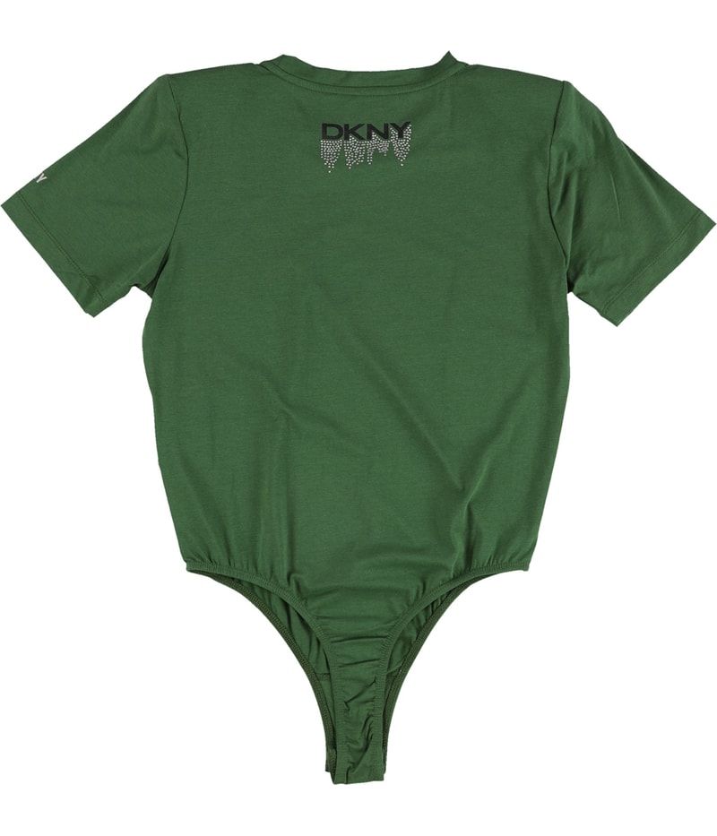 DKNY Womens Green Bay Packers Bodysuit