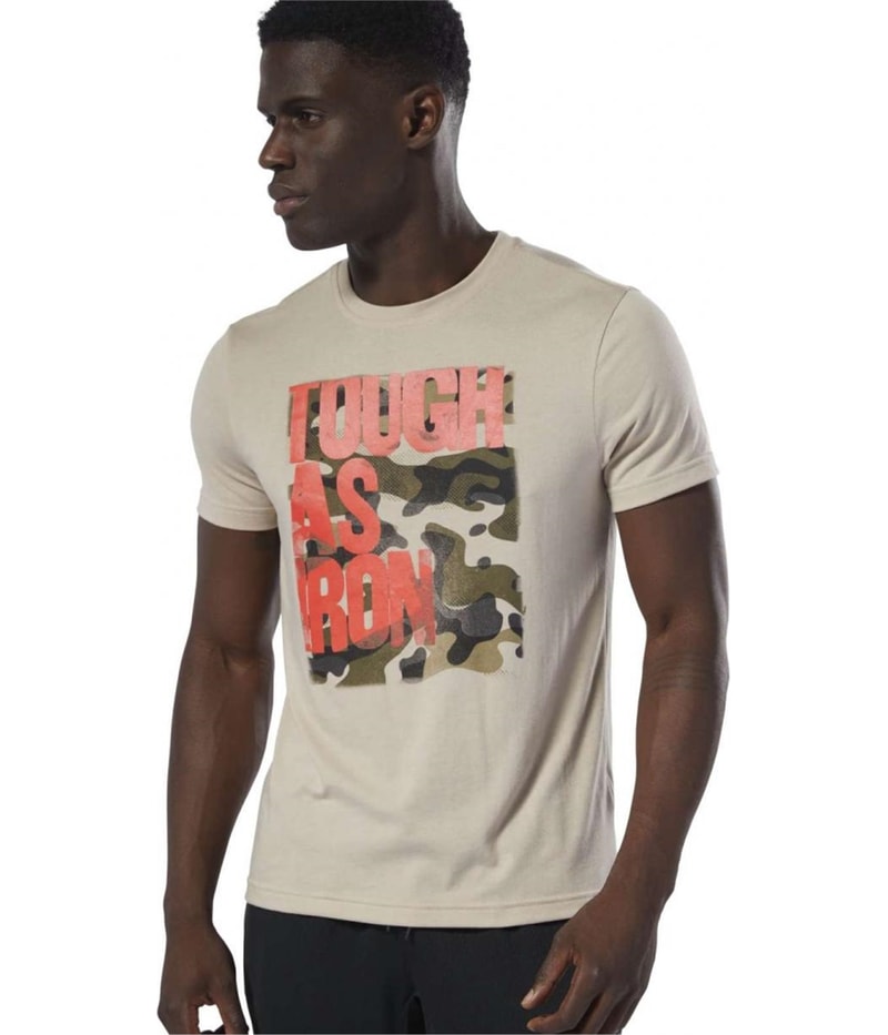 Reebok Mens Tough As Iron Graphic T-Shirt