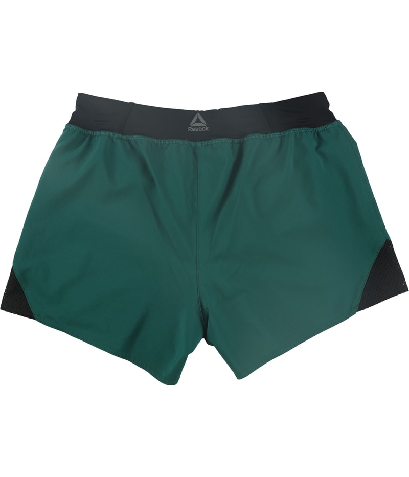 Reebok Womens WOR Knit Woven Athletic Workout Shorts