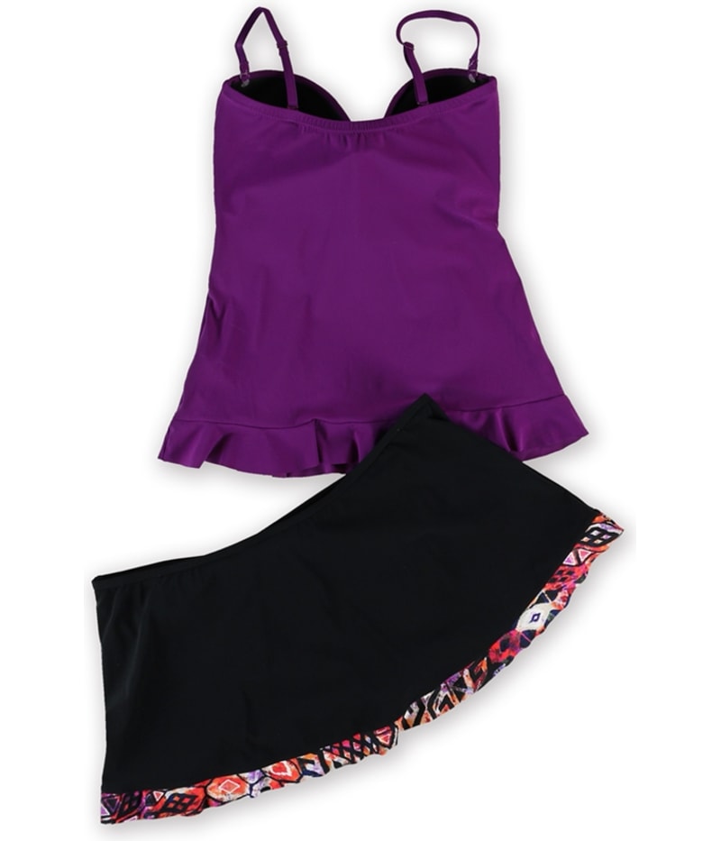 Profile Womens Full Foam Bust Skirtini 2 Piece Bandeau